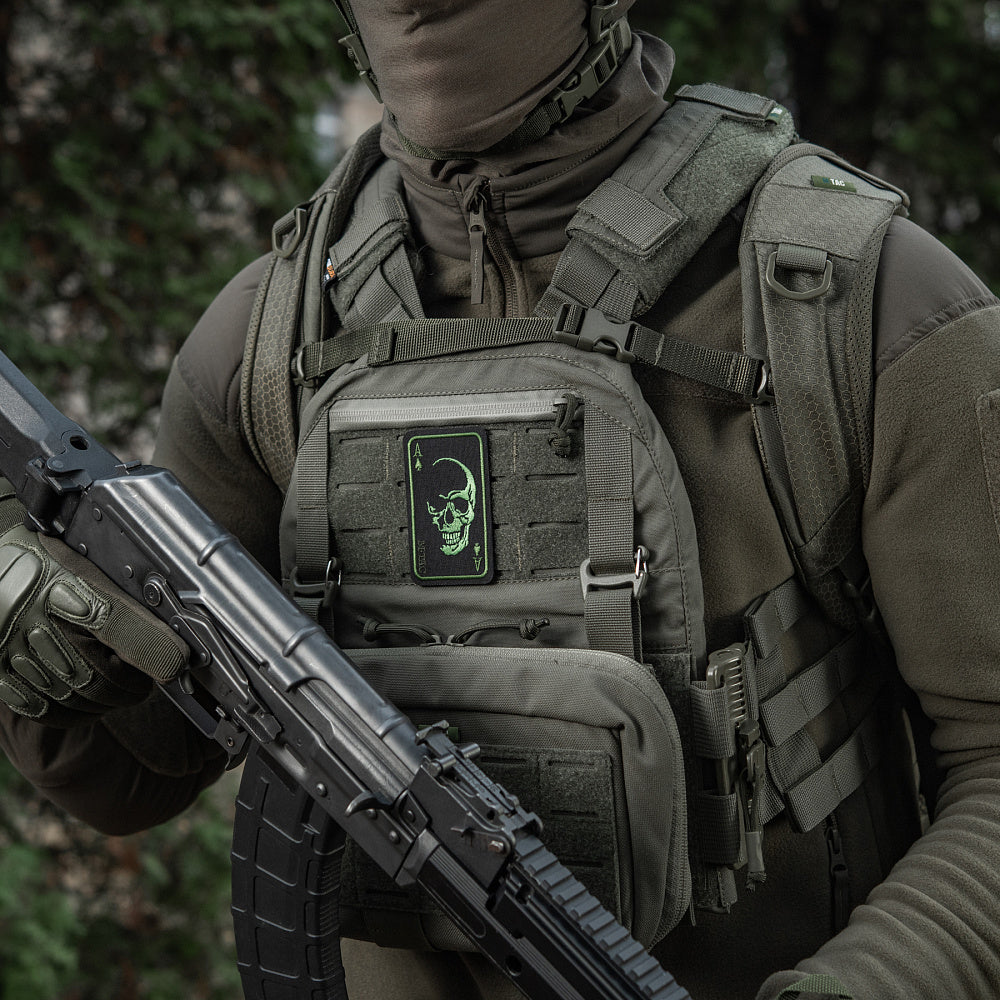 M-Tac patch Face of war (Broderi)