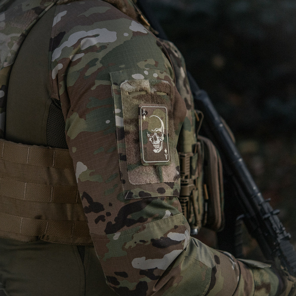 M-Tac patch Face of war (Broderi)