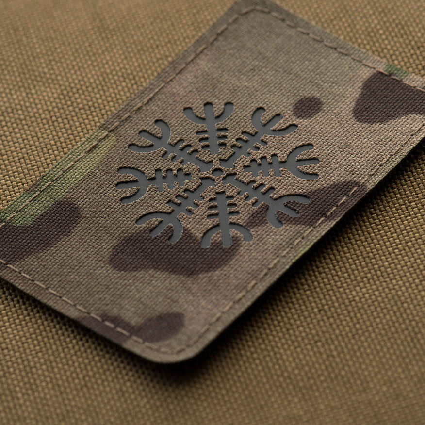 M-Tac patch Helmet of Horror horisontell Laser Cut