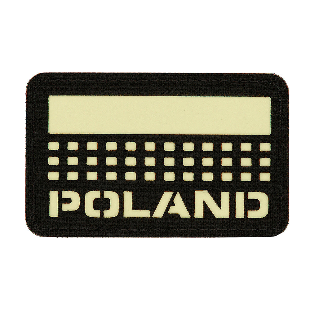 M-Tac patch Poland (med flagga) 50x80 Laser Cut