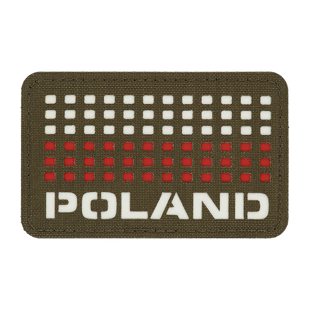 M-Tac patch Polen (med flagga) 50x80 Laser Cut
