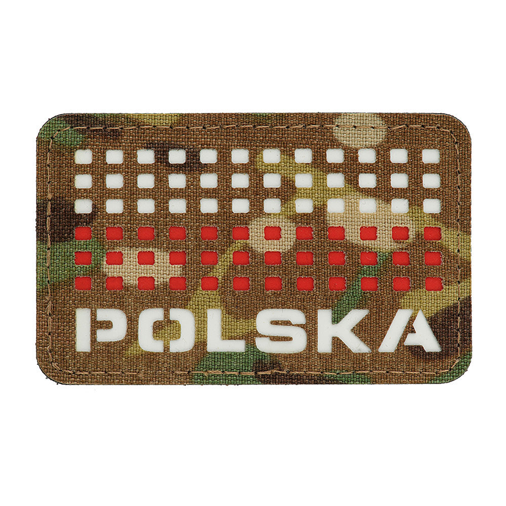 M-Tac patch Polska (med flagga) 50x80 Laser Cut