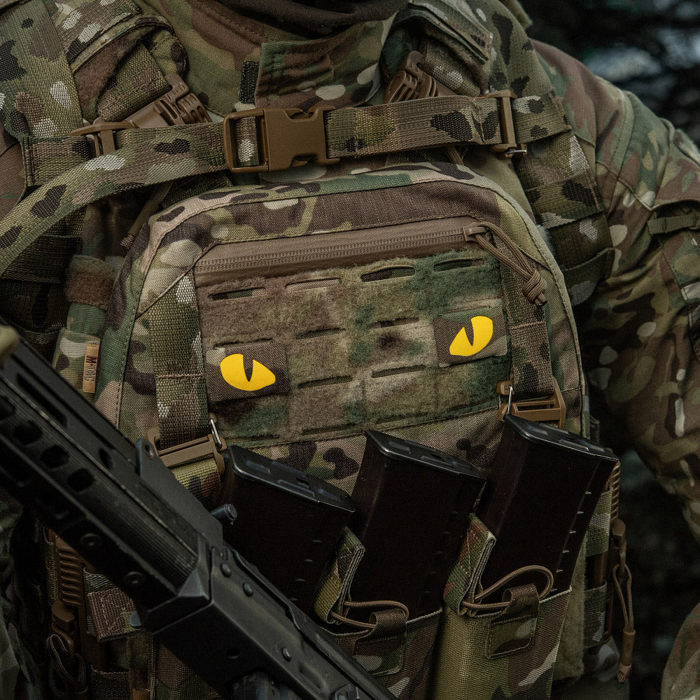 M-Tac patch Tiger Eyes Laser Cut (par)