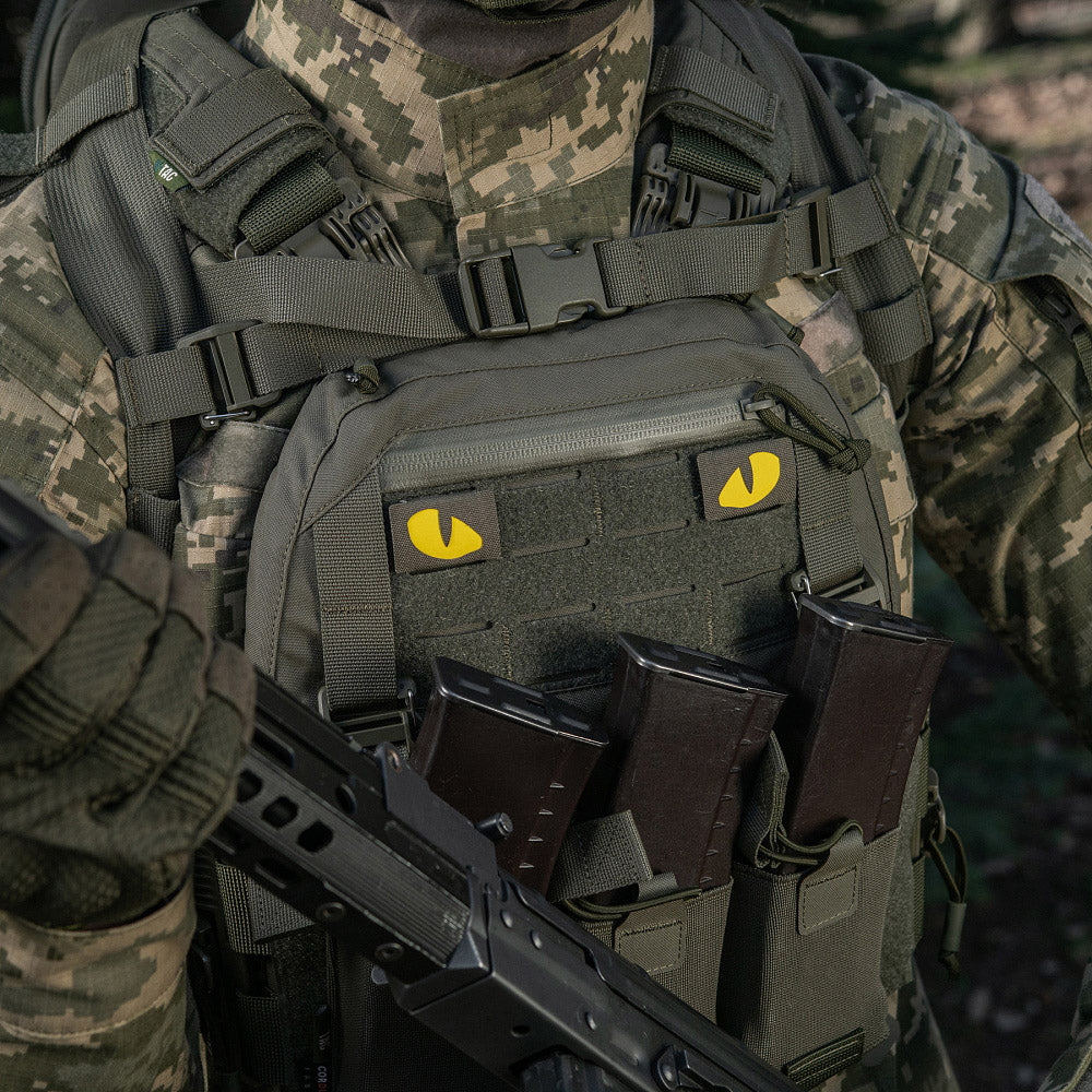 M-Tac patch Tiger Eyes Laser Cut (par)