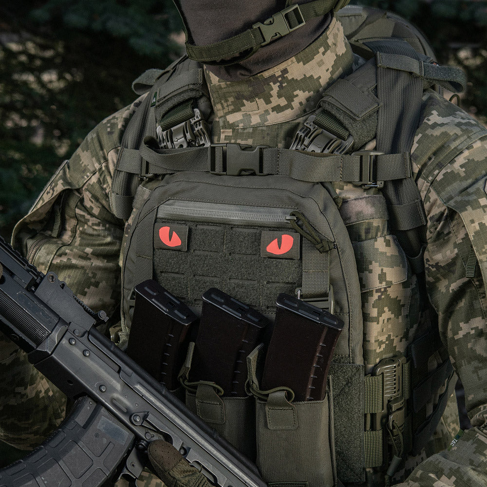 M-Tac patch Tiger Eyes Laser Cut (par)