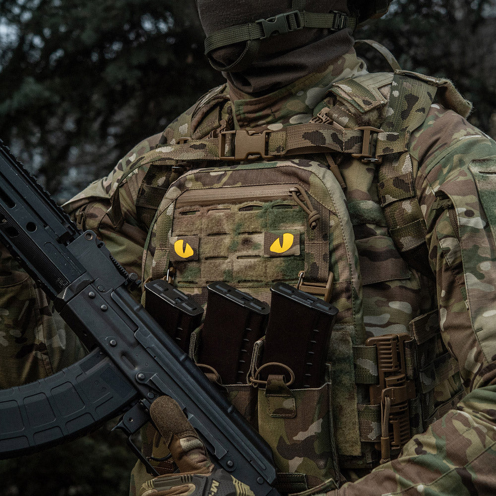 M-Tac patch Tiger Eyes Laser Cut (par)