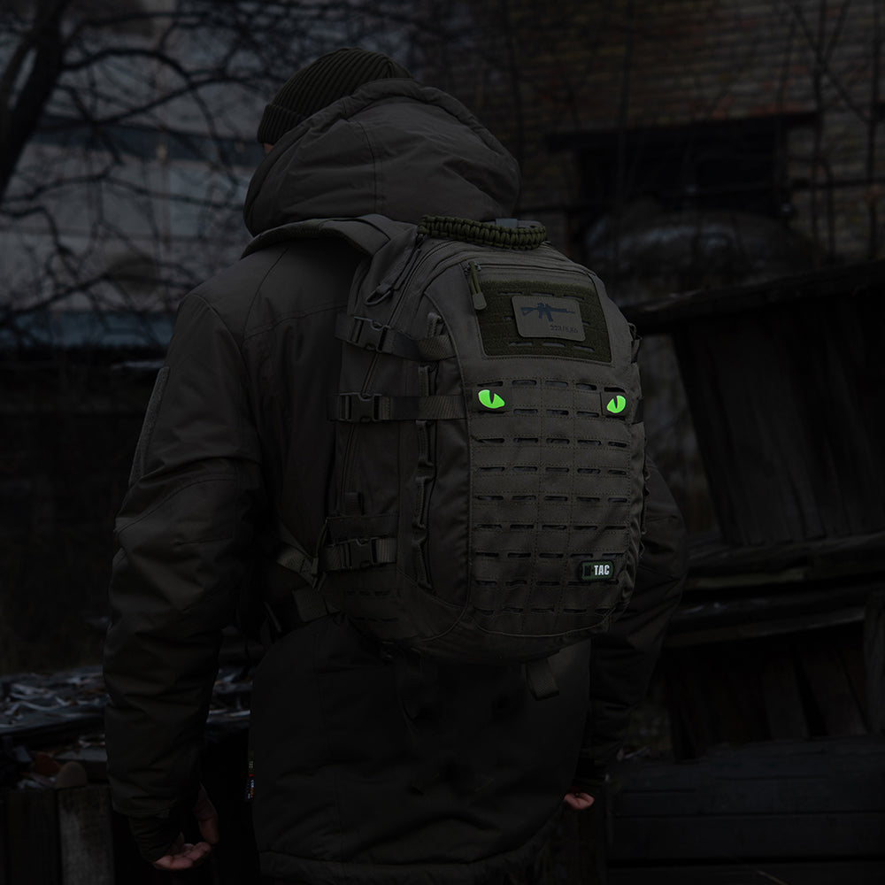 M-Tac patch Tiger Eyes Laser Cut (par)