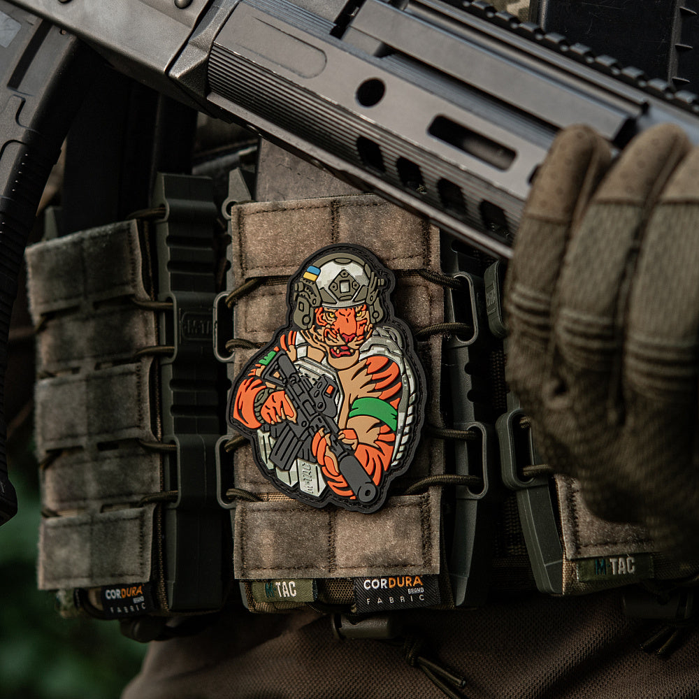 M-Tac patch Tiger Green tejp PVC