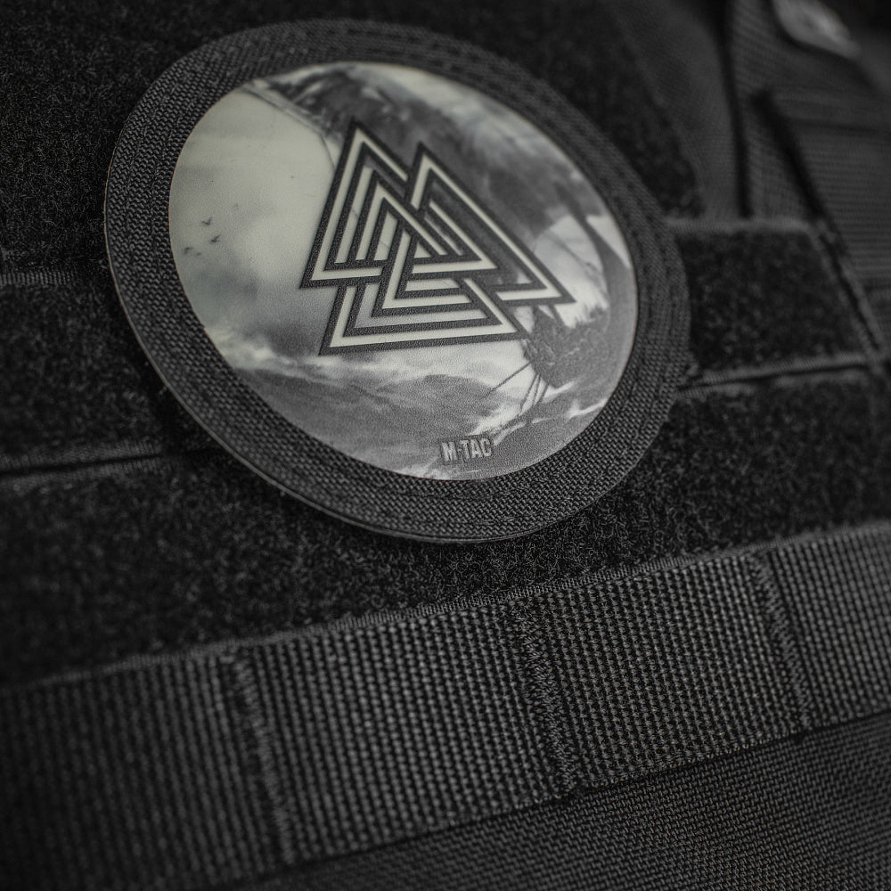 M-Tac Patch Walknut/Drakkar Rund (80 mm)