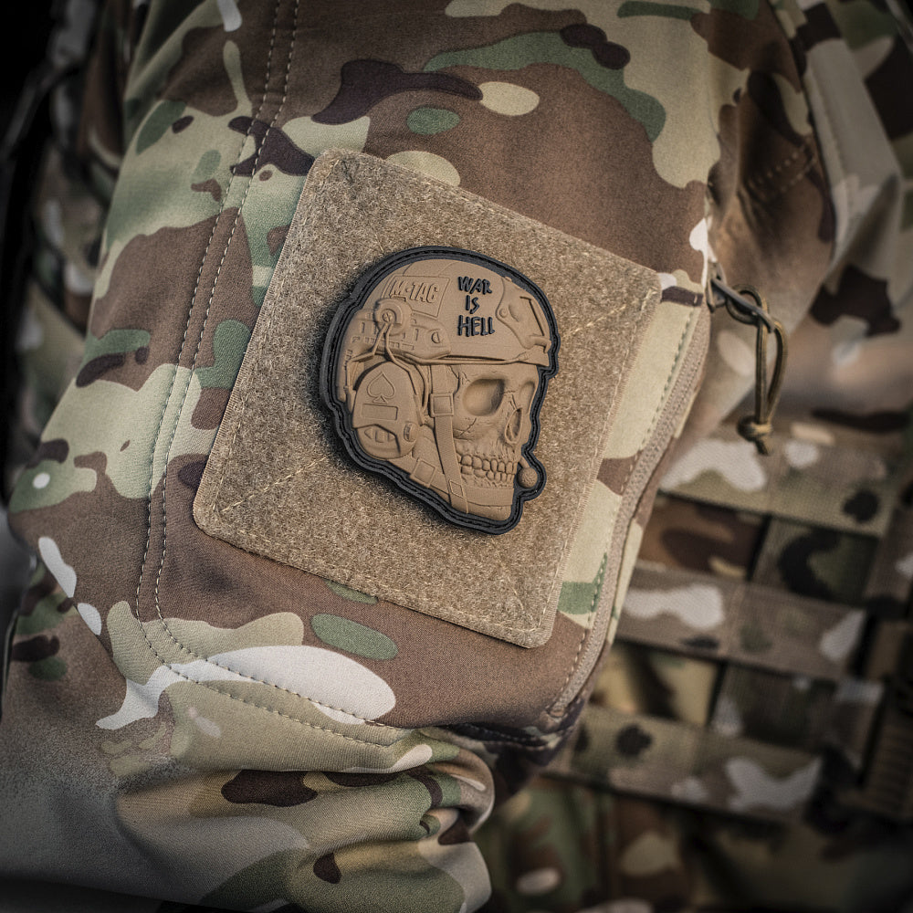 M-Tac Patch War is Hell 3D PVC Olive