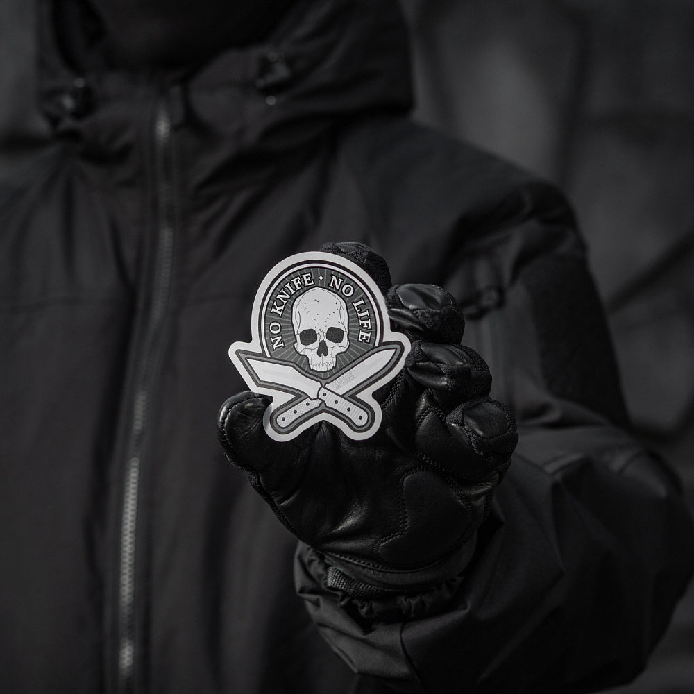 M-Tac Sticker No Knife-No Life Reflekterande