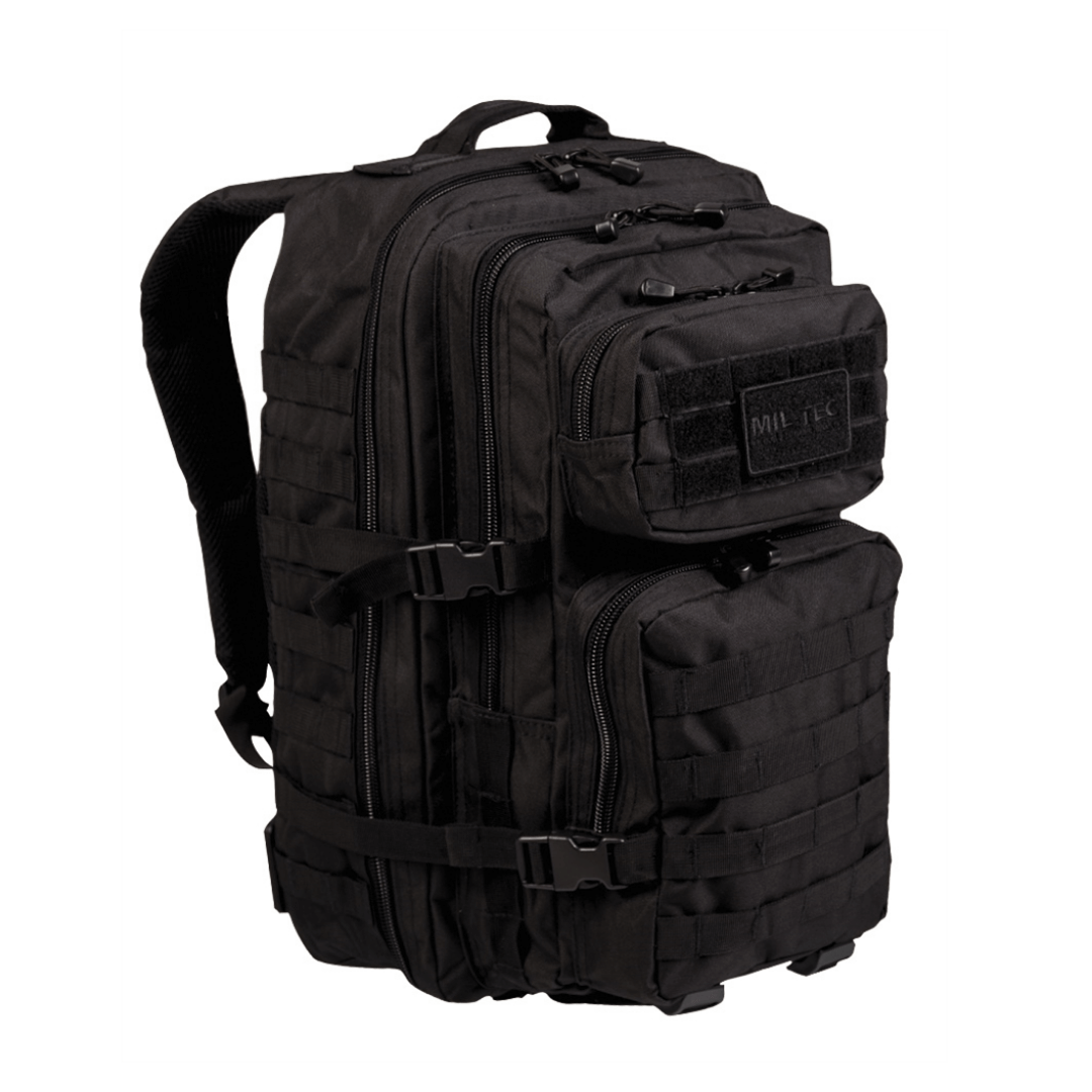 Mil-Tec - US Assault Pack Large 36L Rygsæk // Sort-1-XtraGrej