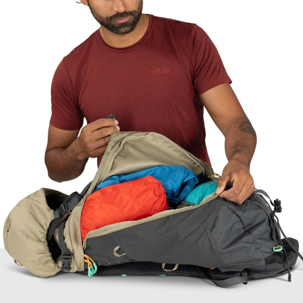 Osprey - Kestrel LT 45 Herre Vandrerygsæk 45L // Moss Green-9-XtraGrej