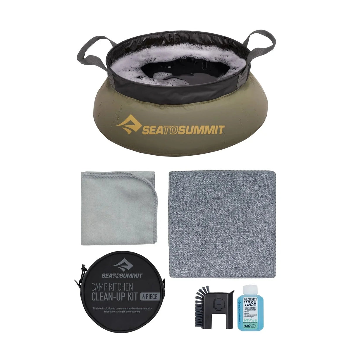 Sea to Summit - Camp Opvaskesæt 6-stk-1-XtraGrej