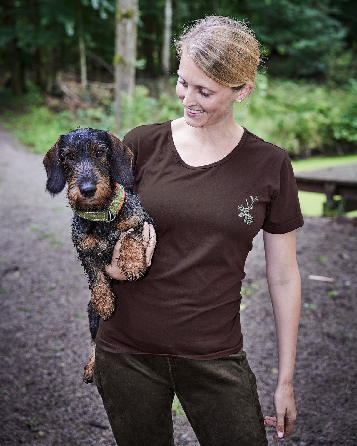 Parforce - T-shirts til damer 2-pak hjorte