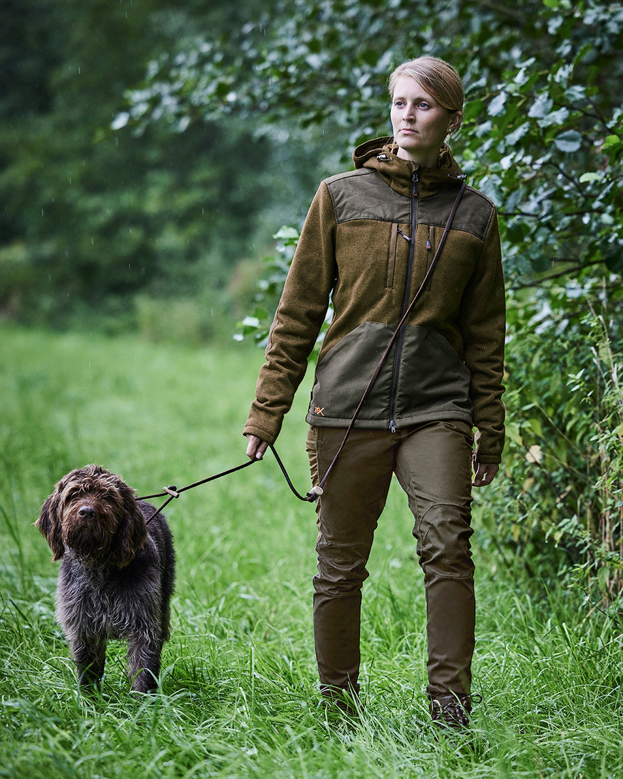 Parforce - Kronhjortejakke med hætte til damer