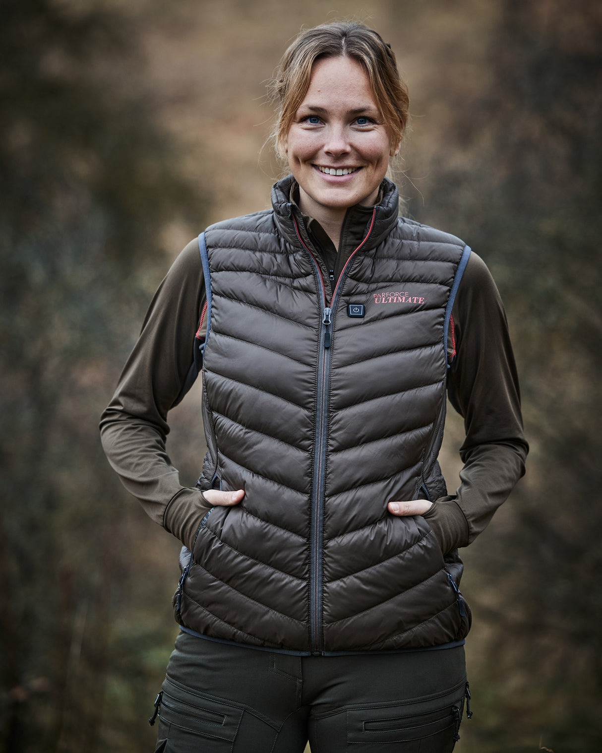 Parforce - Opvarmet vest til damer RED Ultimate