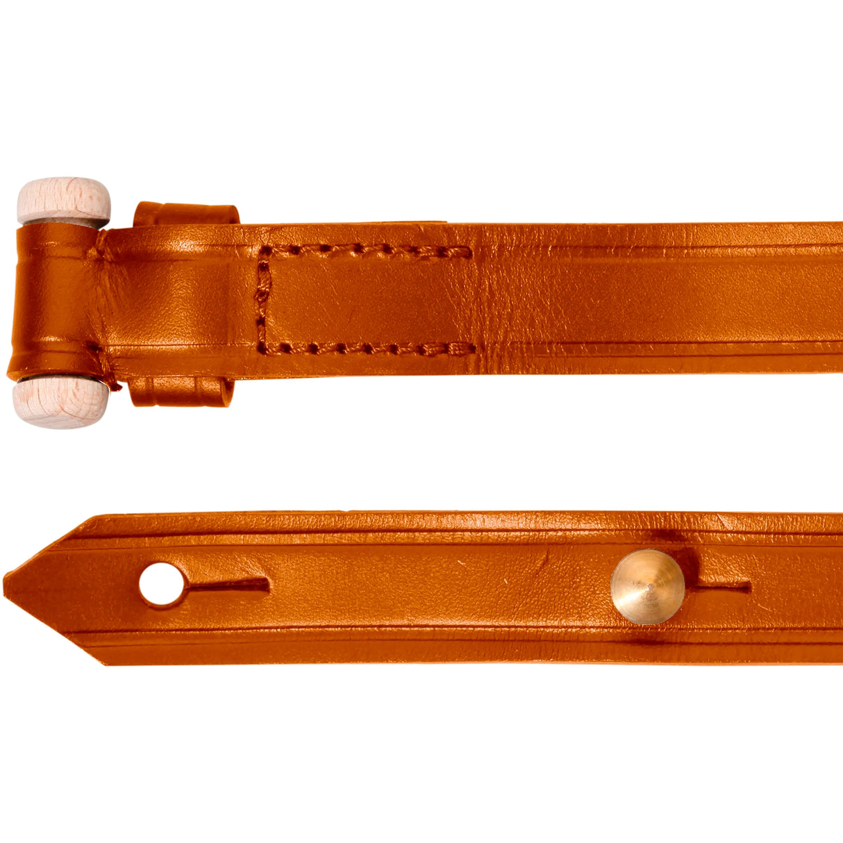 Parforce - Riffelslynge, fremstillet af fuldnarvet koskind