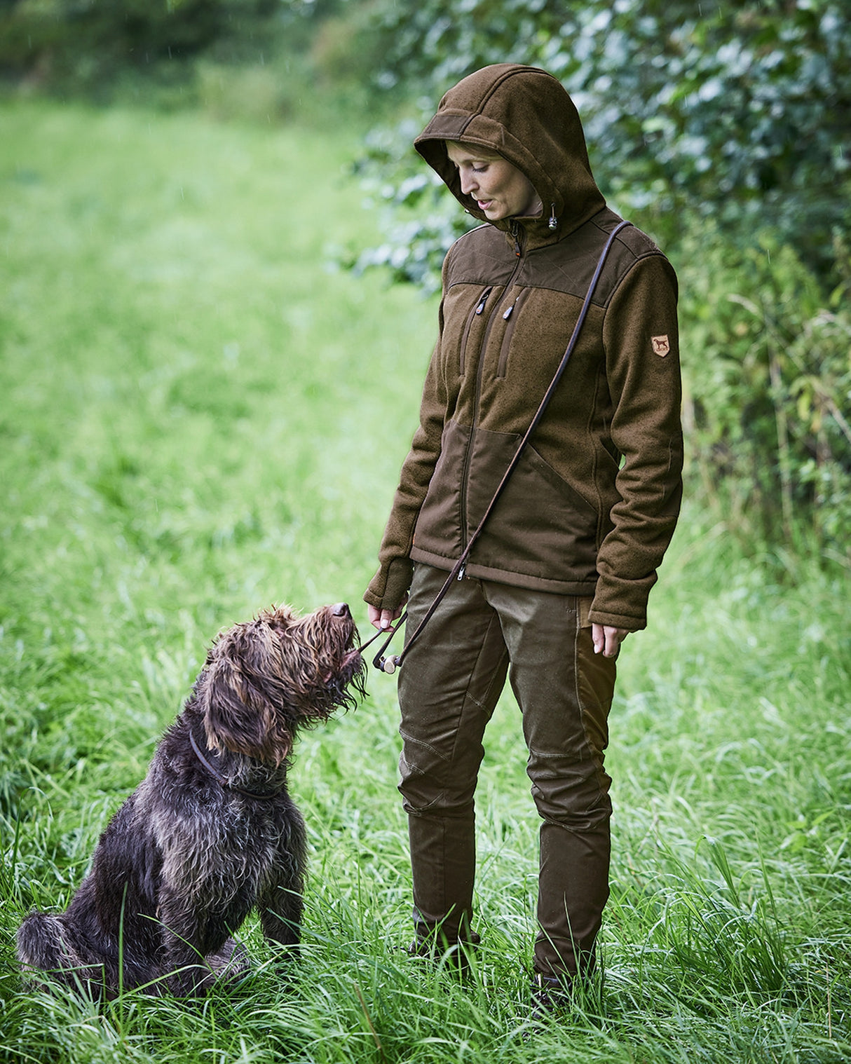 Parforce - Kronhjortejakke med hætte til damer