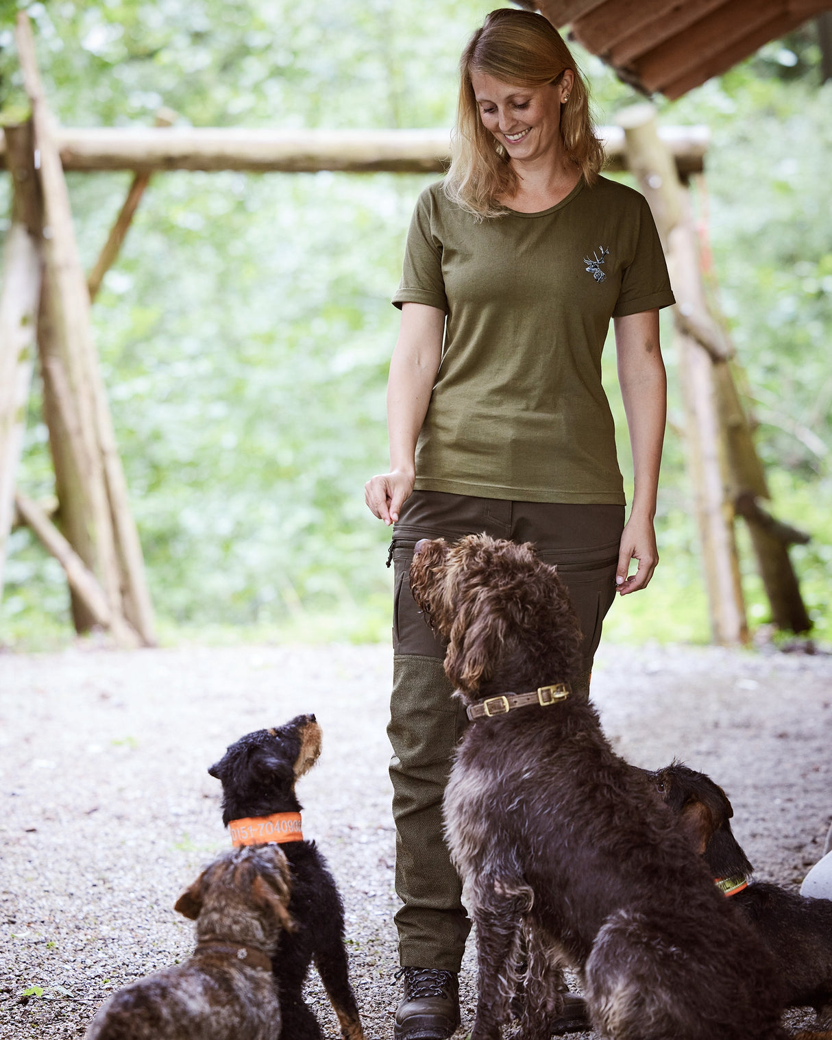 Parforce - T-shirts til damer 2-pak hjorte