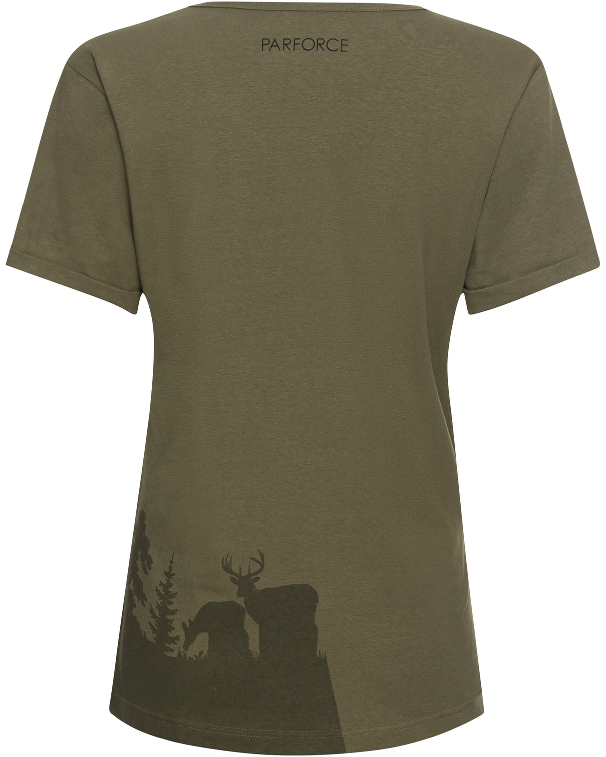 Parforce - T-shirt för damer med silhuett av kronhjort