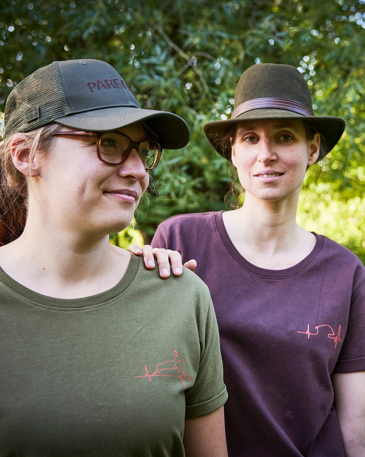 Parforce - Set med 2 T-shirts för damer Heartbeat