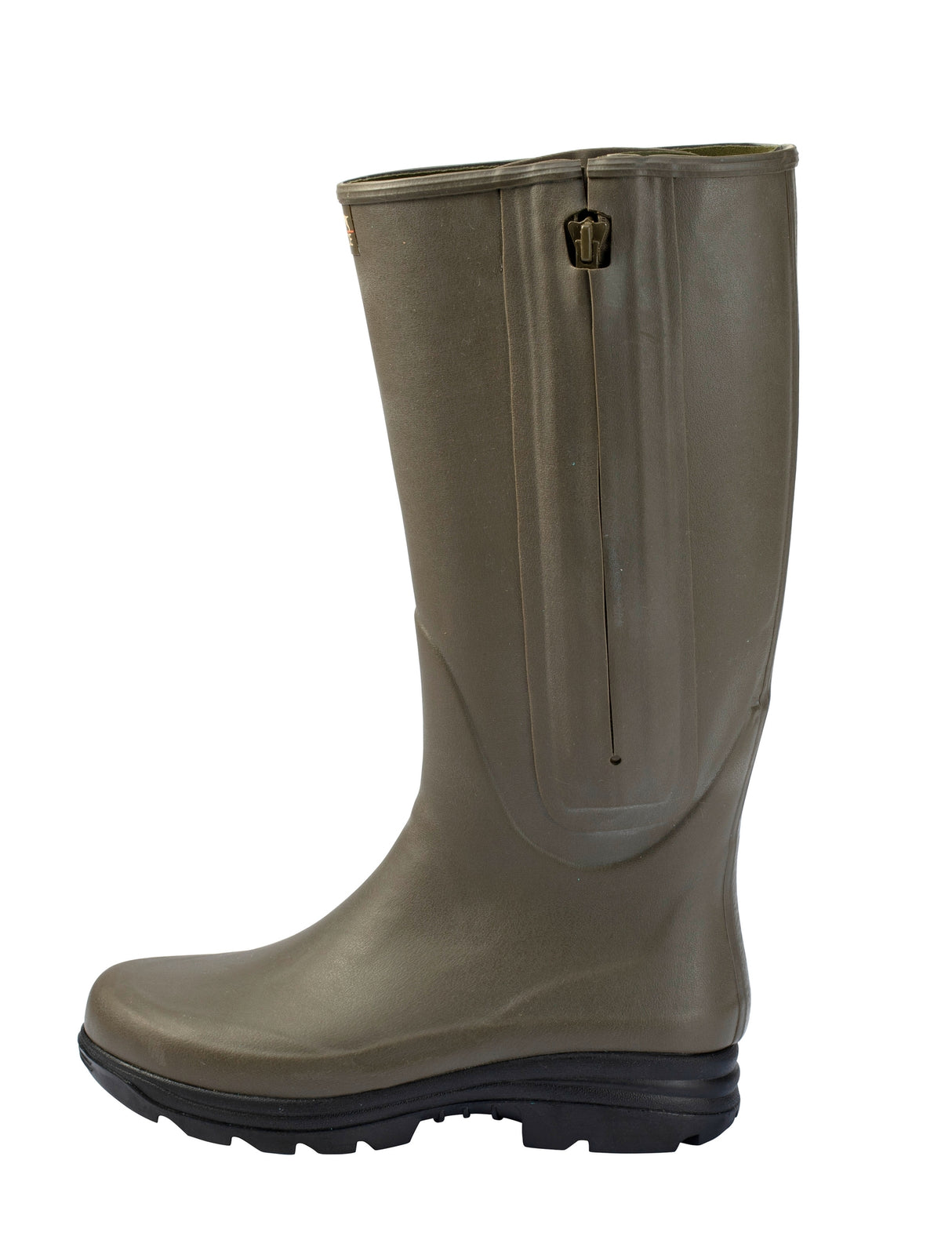 Parforce - Gummistøvler med lynlås og neoprenforing