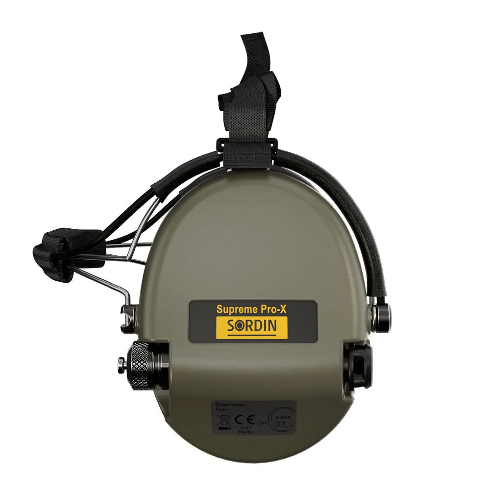 Sordin - Supreme Pro X Neckband Høreværn // Olivengrøn-3-XtraGrej