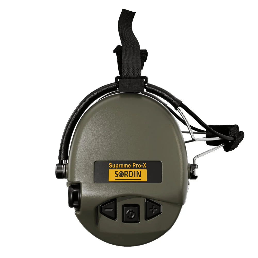 Sordin - Supreme Pro X Neckband Høreværn // Olivengrøn-5-XtraGrej