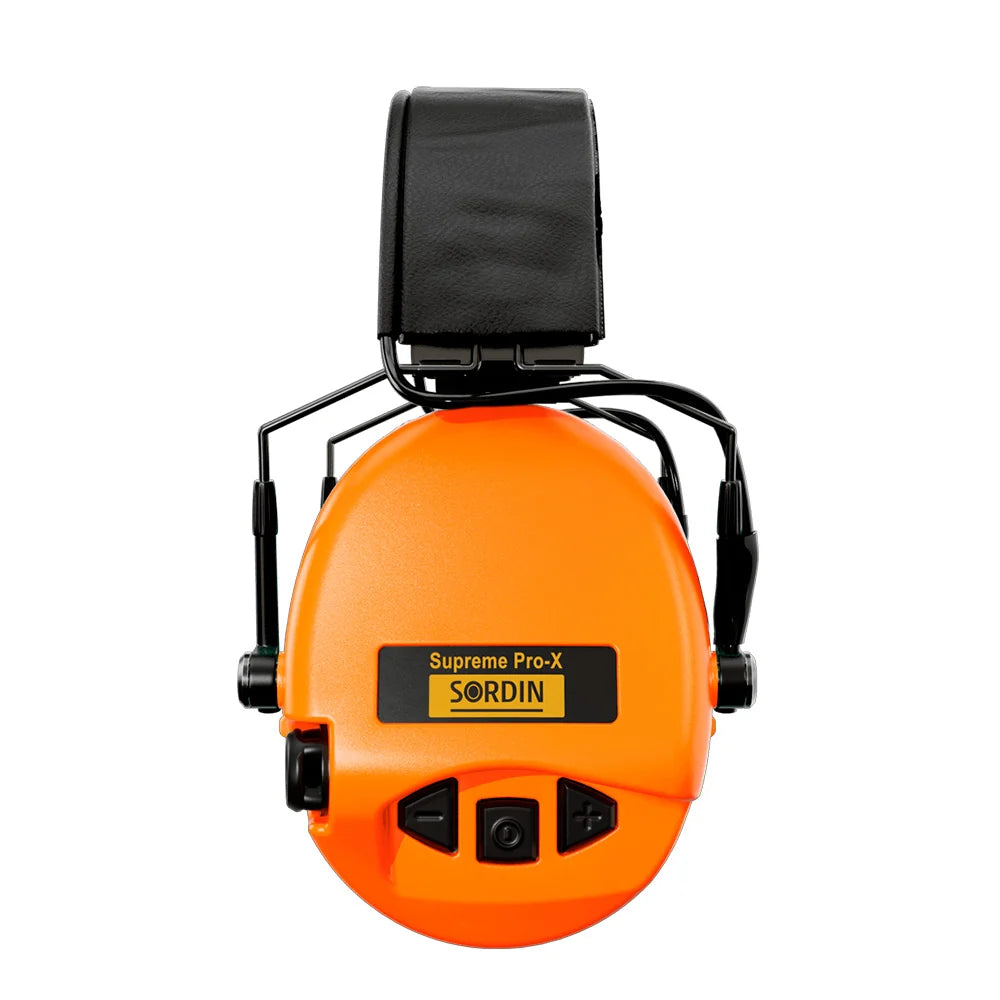 Sordin - Supreme Pro-X Slim Elektronisk Høreværn 82 dB Orange-2-XtraGrej