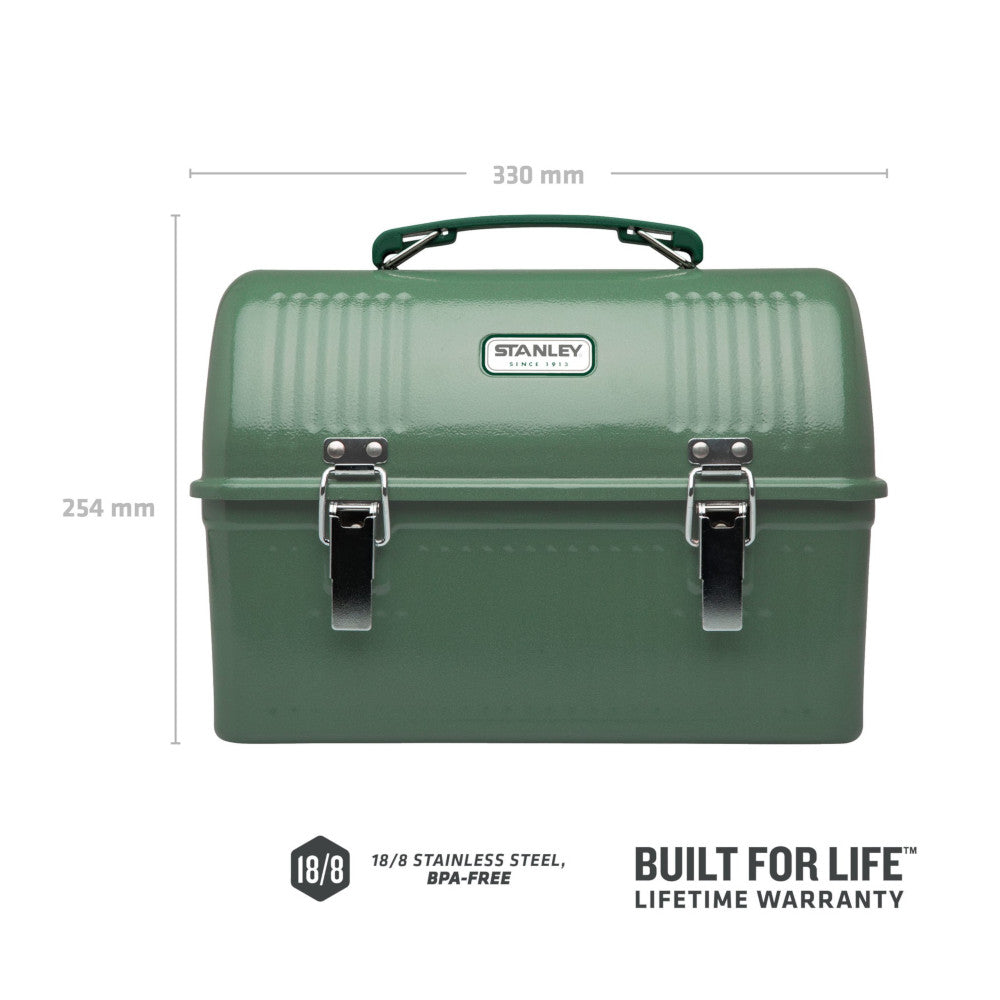 Stanley - Classic Madkasse // 9,5L - Hammertone Green-3-XtraGrej