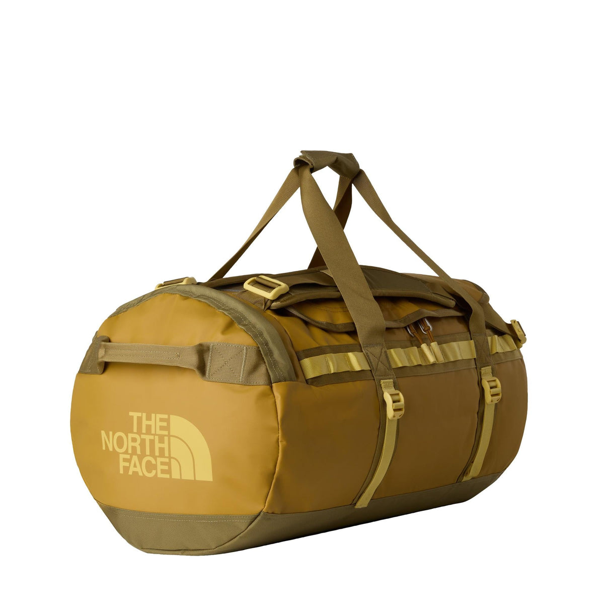The North Face - Base Camp Duffel Bag Medium 71L // Golden Tan / Cedar / Honeye-1-XtraGrej