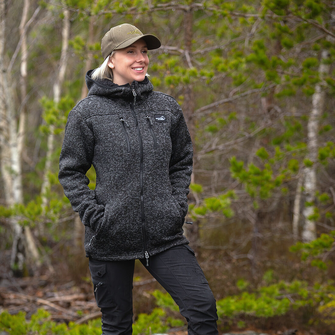 Arrak - Pilefleece Hood Damer