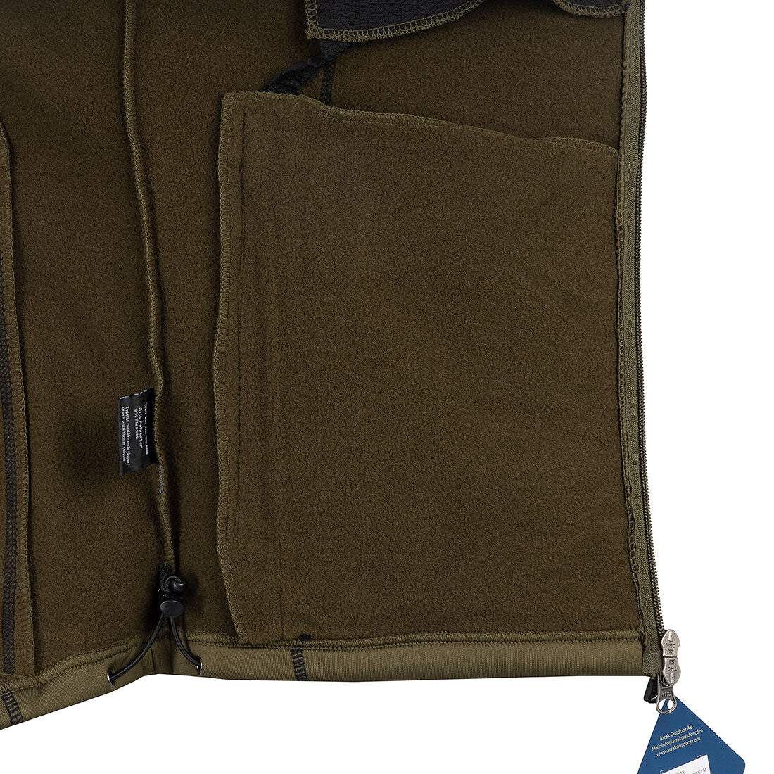 Arrak - Power Fleece Vest Herrer