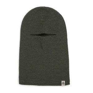 Aclima - Flat Knit Balaclava Hat // Olivengrøn fra Aclima - billede nr. 1 hos GrejFreak.dk