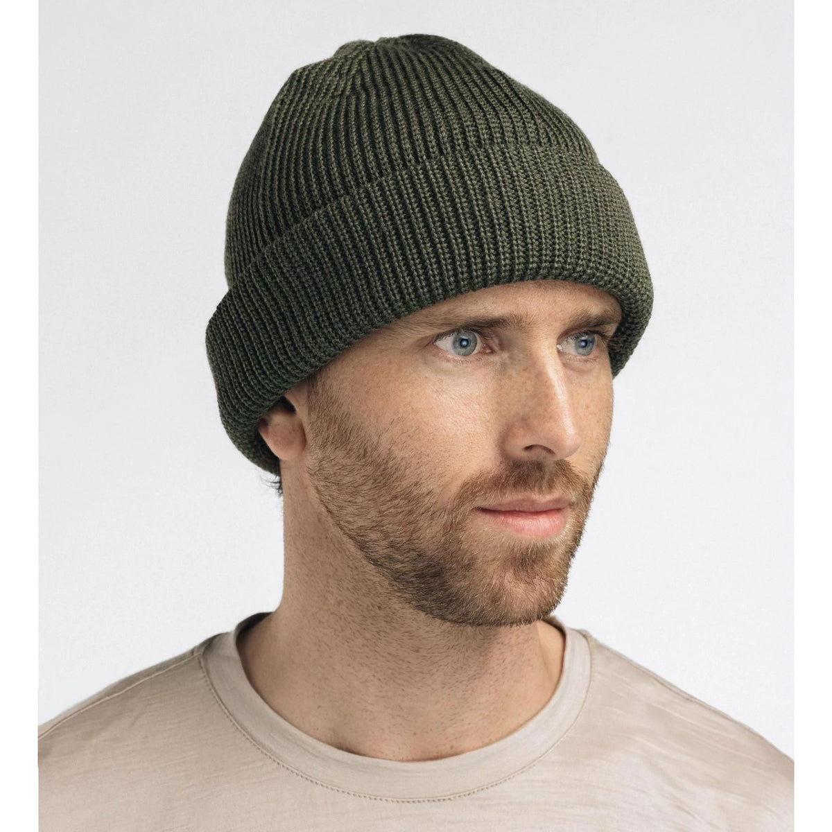 Aclima - Flat Knit Balaclava Hat // Olivengrøn fra Aclima - billede nr. 4 hos GrejFreak.dk