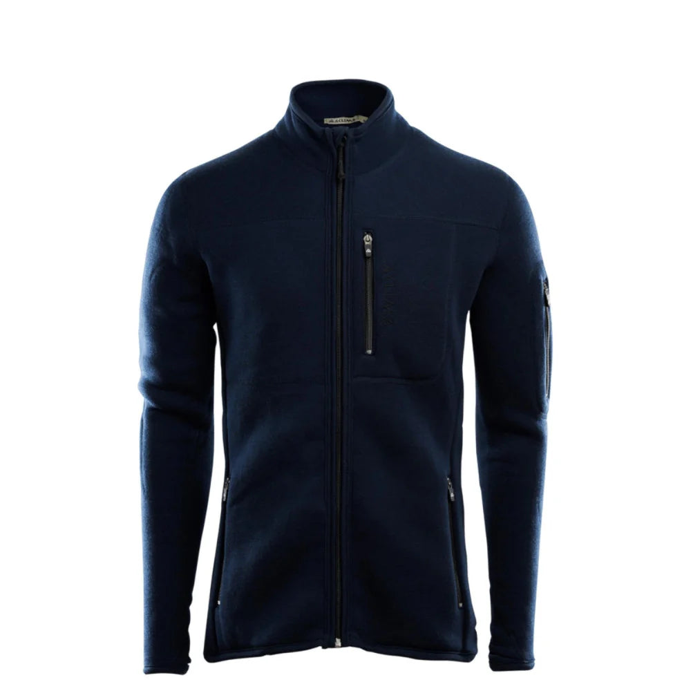 Aclima - FleeceWool Herre Jakke // Navy Blå fra Aclima - billede nr. 1 hos GrejFreak.dk