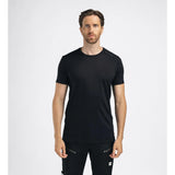 Aclima - LightWool 140 Herre Trail T-shirt // Sort-4-XtraGrej
