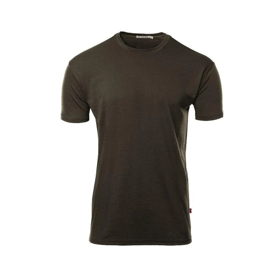 Aclima - LightWool 180 Classic Herre T-Shirt // Tarmac-1-XtraGrej