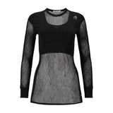 Aclima - WoolNet 120g Dame Crew Neck Uldtrøje // Sort-1-XtraGrej