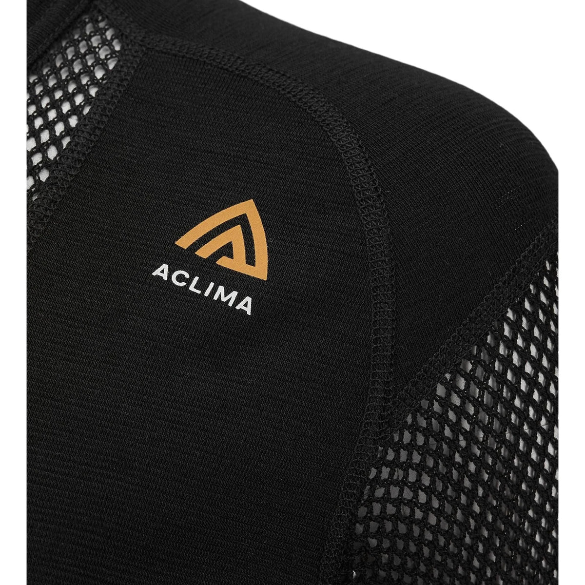 Aclima - WoolNet 120g Dame Crew Neck Uldtrøje // Sort-4-XtraGrej