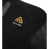 Aclima - WoolNet 120g Dame Crew Neck Uldtrøje // Sort-4-XtraGrej