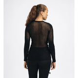 Aclima - WoolNet 120g Dame Crew Neck Uldtrøje // Sort-5-XtraGrej