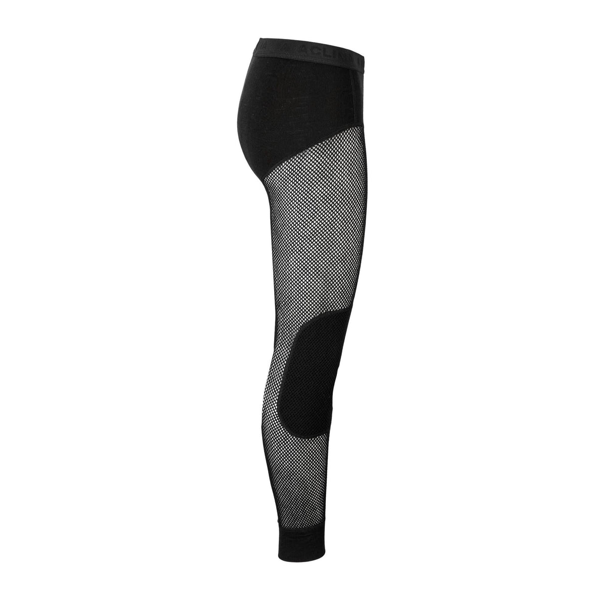 Aclima - WoolNet 120g Dame Lange Underbukser // Sort-3-XtraGrej