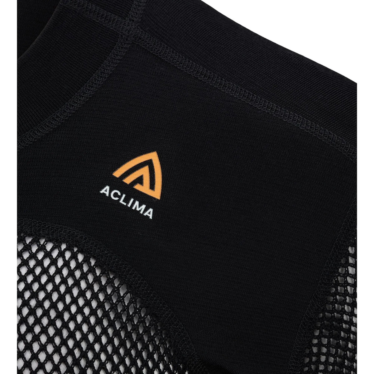 Aclima - Woolnet 120g Herre Crew Neck Uldtrøje // Sort fra Aclima - billede nr. 4 hos GrejFreak.dk