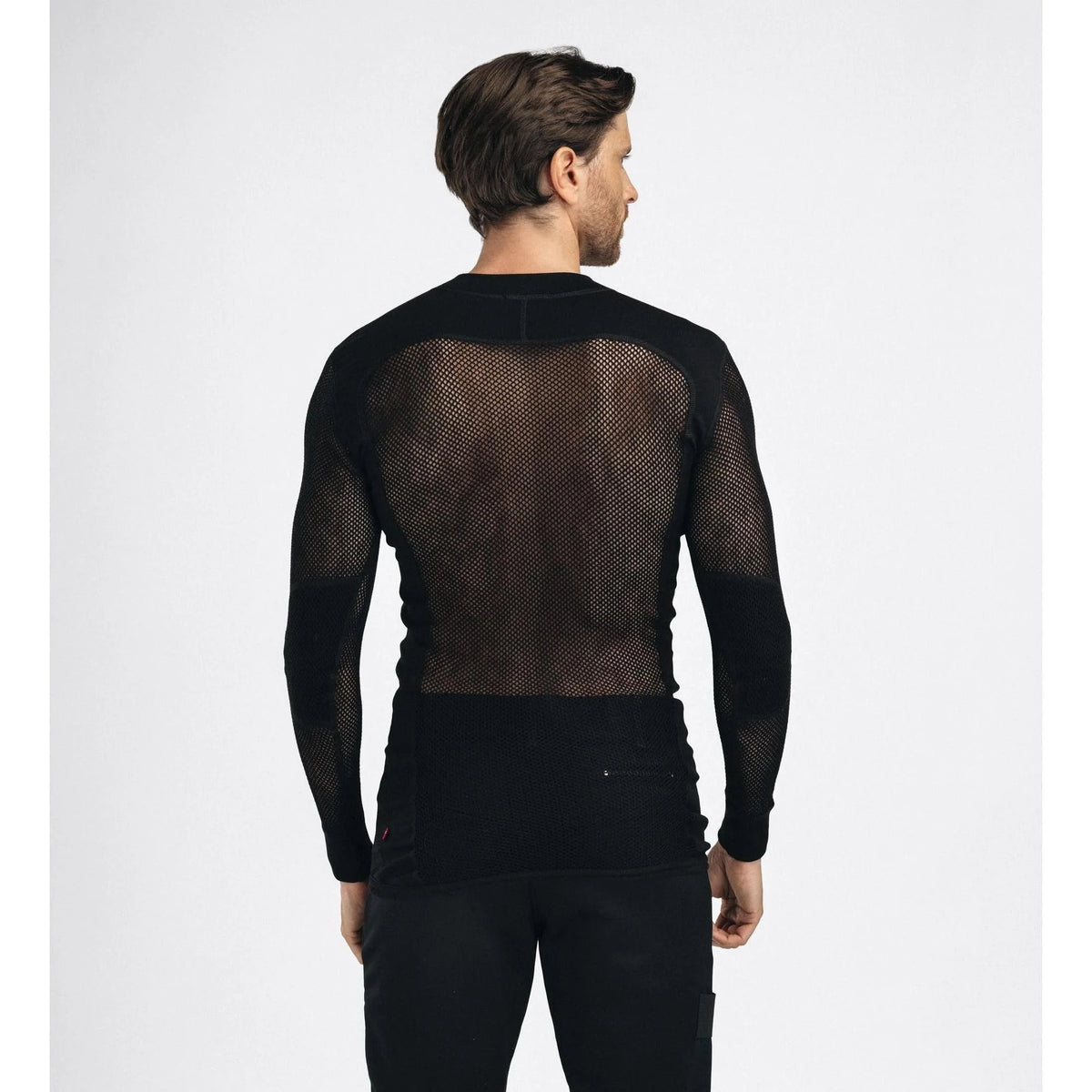 Aclima - Woolnet 120g Herre Crew Neck Uldtrøje // Sort fra Aclima - billede nr. 7 hos GrejFreak.dk