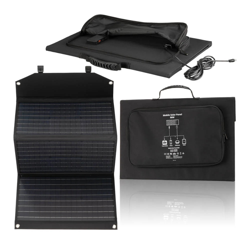 Bresser - Mobile Solar Solcellepanel 90W-2-XtraGrej