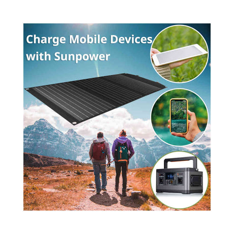 Bresser - Mobile Solar Solcellepanel 90W-9-XtraGrej