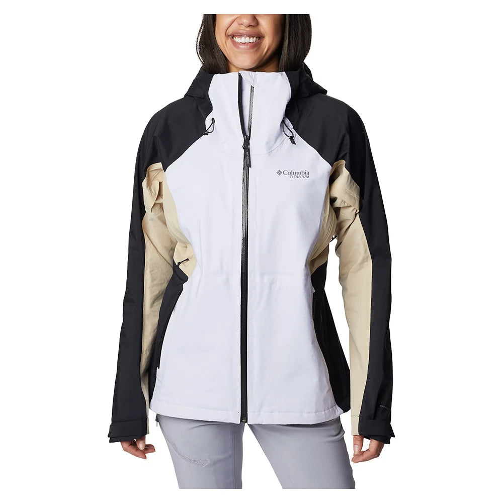 Columbia - Mazama Trail Dame Skaljakke // Hvid/Sort-1-XtraGrej