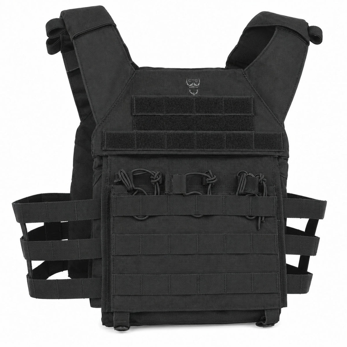 Gingers Tactical Gear - Kangaroo Skeleton Plate Carrier // Sort fra Gingers Tactical Gear - billede nr. 1 hos GrejFreak.dk